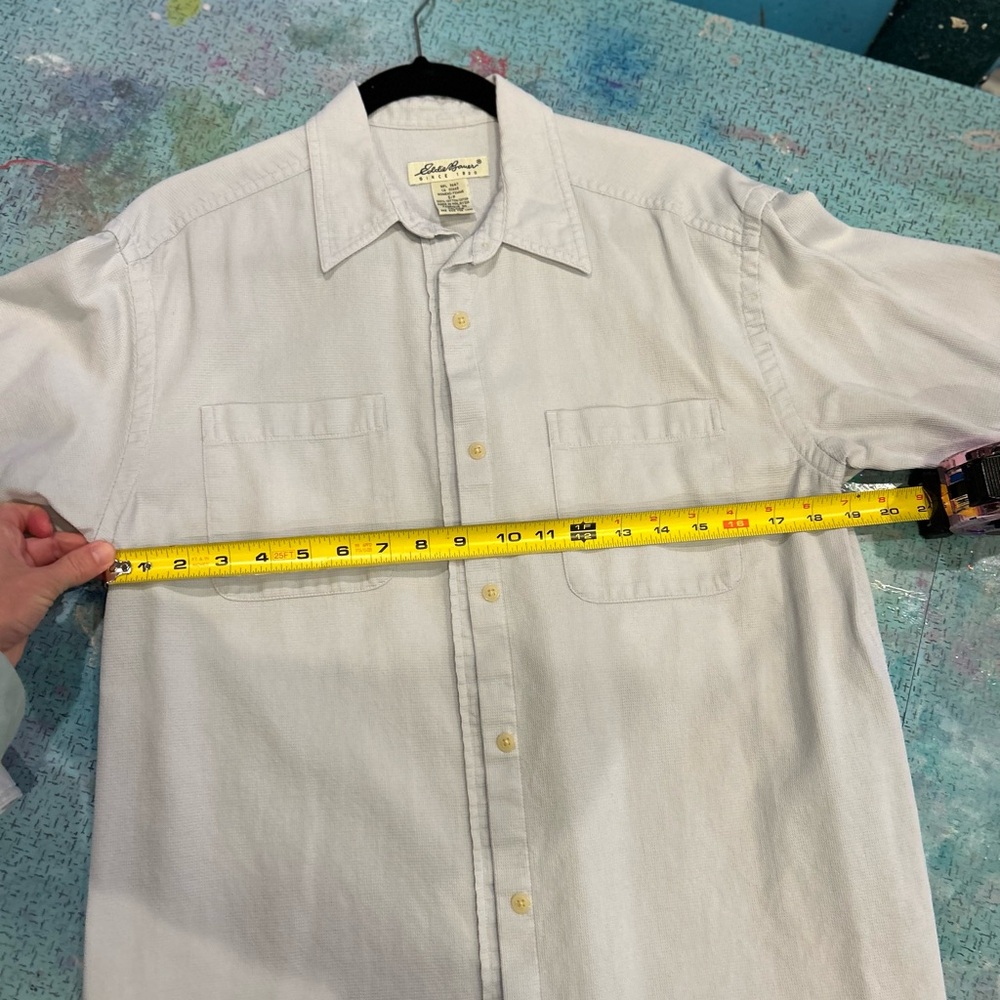 Light Blue Waffled Button Down - image 6